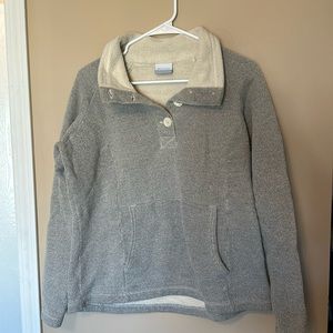 COLUMBIA buttoned quarter sweatshirt